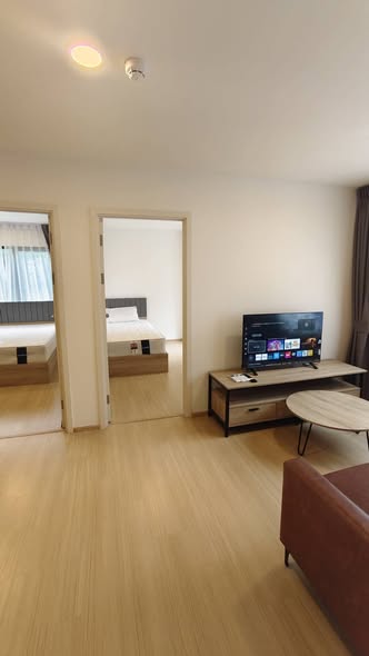 bedroom and living room of ชีวาทัย ฮอลล์มาร์ค ลาดพร้าว – โชคชัย 4 (เฟส 2)