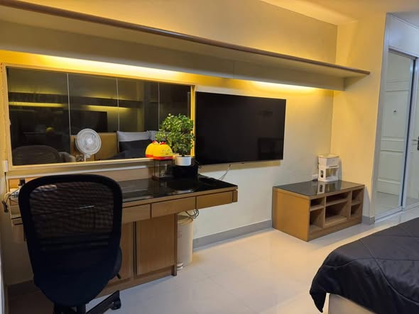 bedroom of ไอเฮ้าท์คอนโดพระราม9-เอกมัย(ตึกA)