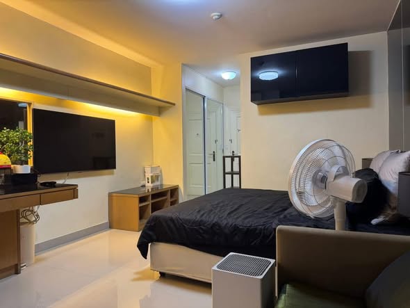 bedroom of ไอเฮ้าท์คอนโดพระราม9-เอกมัย(ตึกA)