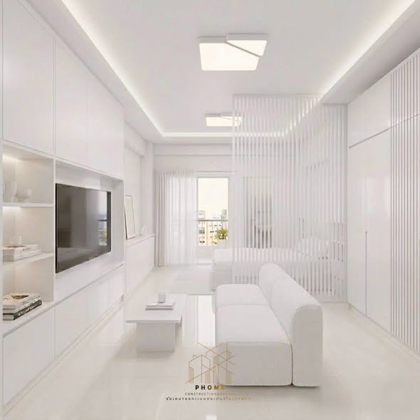 living room of 9 Karat Condos Pattaya