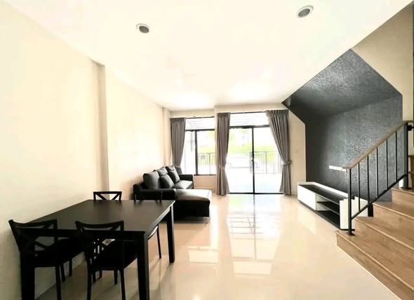 living room and room interior of เวิร์ฟ พระราม 9 (Verve Rama9)