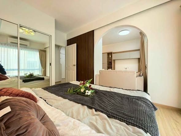 bedroom of A Space ID Asok-Ratchada