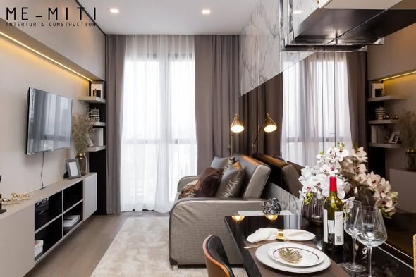 living room and bedroom of agent post