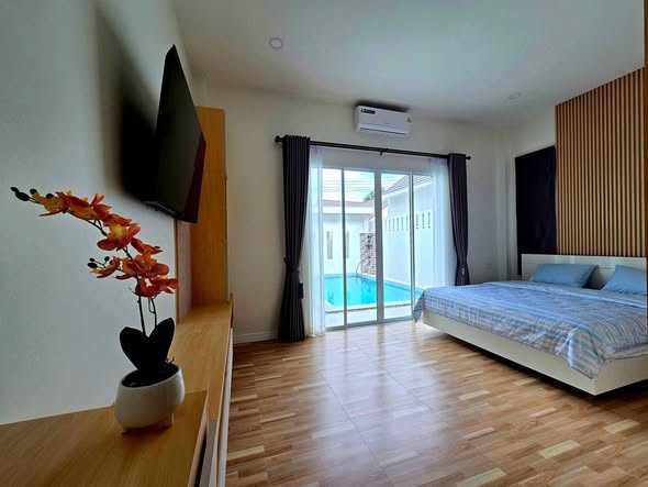 bedroom of พูลวิลล่ากรุงเทพ Airy Ville Bangkok