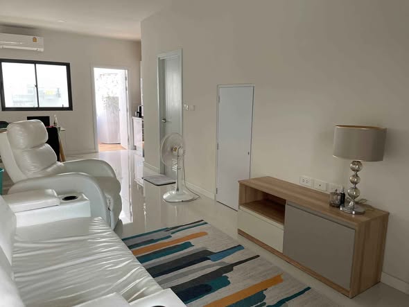 living room and bedroom of Altitude Kraf Bangna