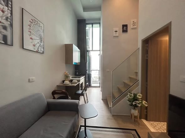 living room of Altitude Unicorn Sathorn