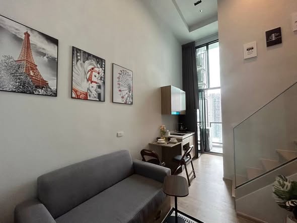 living room of Altitude Unicorn Sathorn