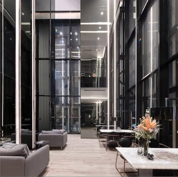 living room and room interior of Altitude Unicorn Sathorn