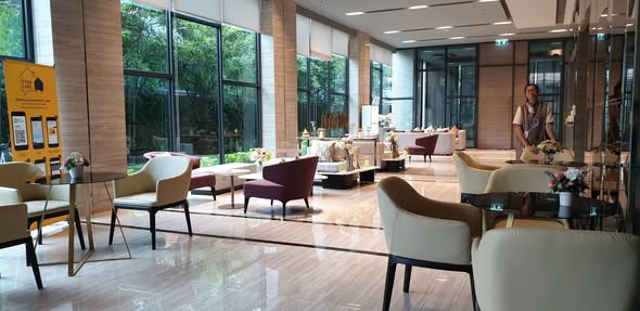 living room and room interior of Amber Condominium By Eastern Star