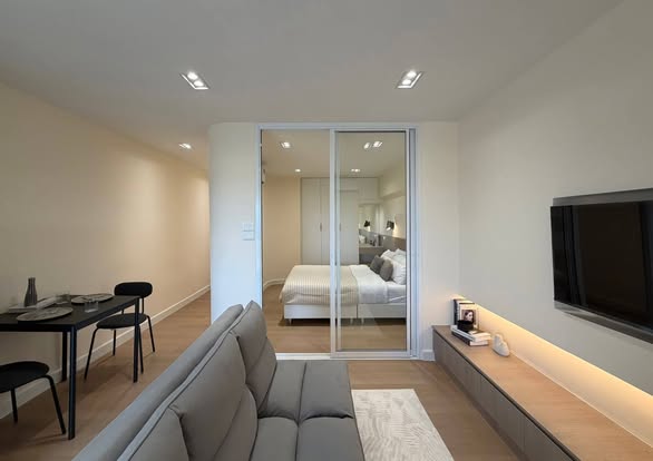 living room and bedroom and room interior of Angket Pavilion