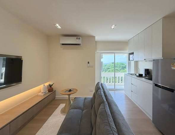 living room and kitchen of Angket Pavilion