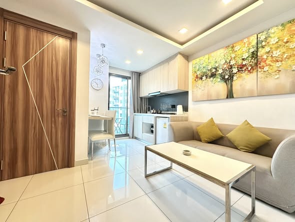 living room and bedroom and room interior of Arcadia Beach Resort Condominium