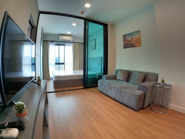 bedroom and living room and room interior of Arise Condo At Mahidol