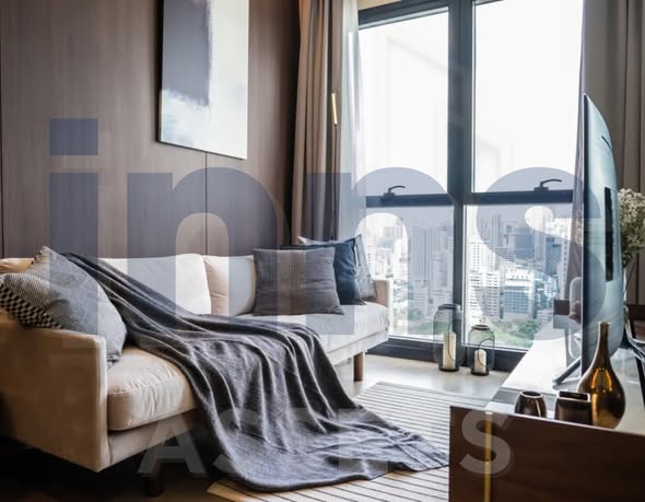 living room and bedroom of Ashton Asoke