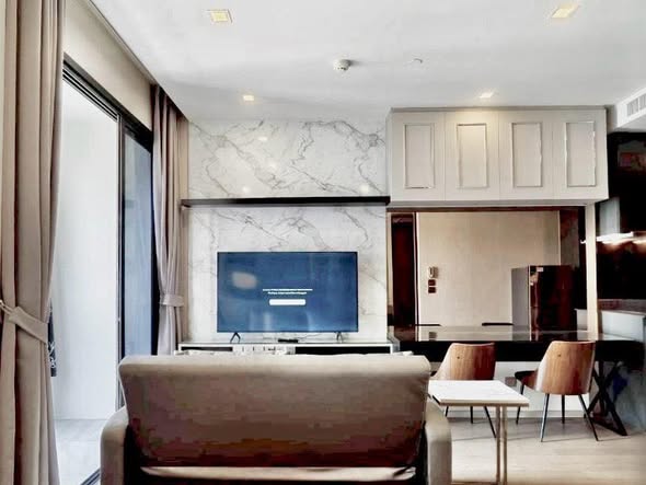living room and room interior and kitchen of Ashton Asoke