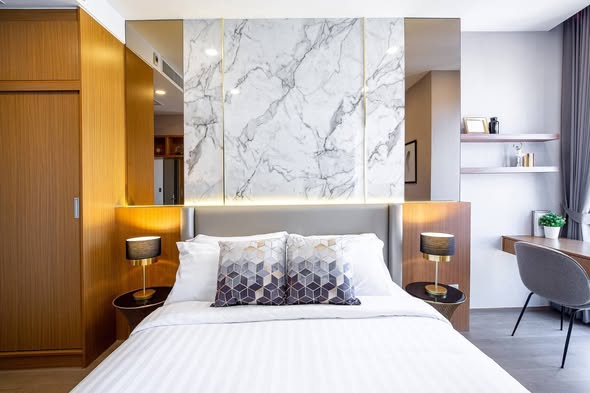 bedroom of Ashton Chula-Silom