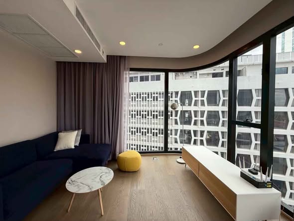 living room and bedroom of Ashton Chula-Silom