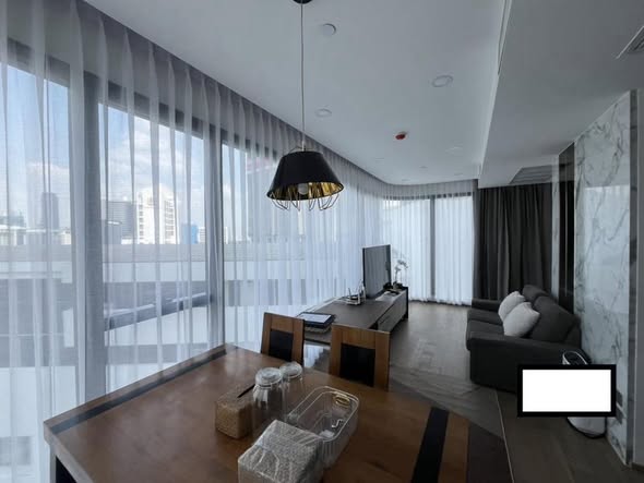 living room and room interior of Ashton Chula-Silom