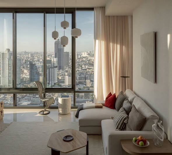 living room of Ashton Silom