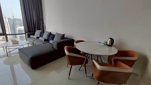 living room and room interior of Ashton Silom