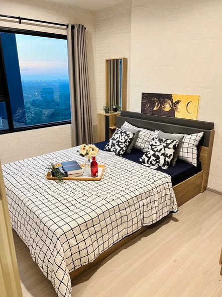 bedroom of แอสปาย เอราวัณ ไพร์ม Aspire Erawan Prime