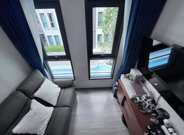 bedroom and living room of Aspire Ratchayothin