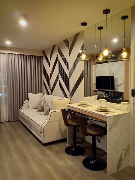 living room of Aspire Sathon-Taksin (Copper Zone)