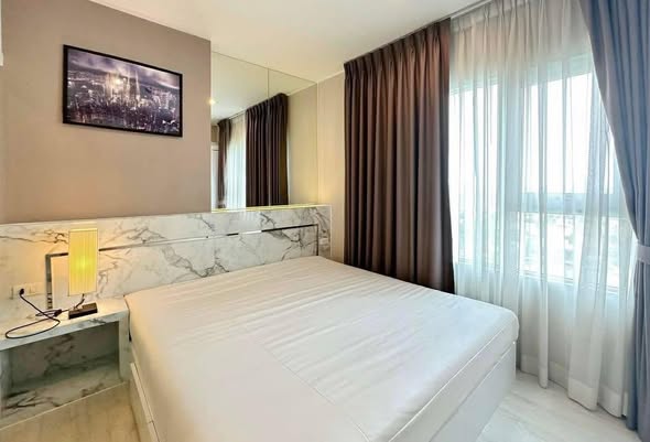 bedroom of Aspire Sathorn – Tha Phra
