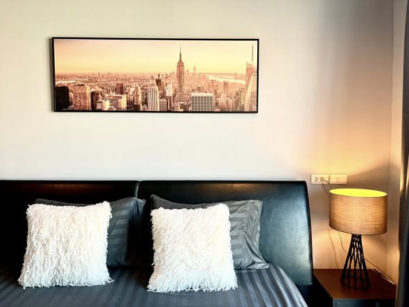 bedroom of Aspire Sukhumvit 48