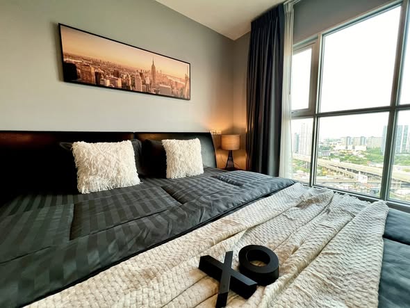 bedroom of Aspire Sukhumvit 48