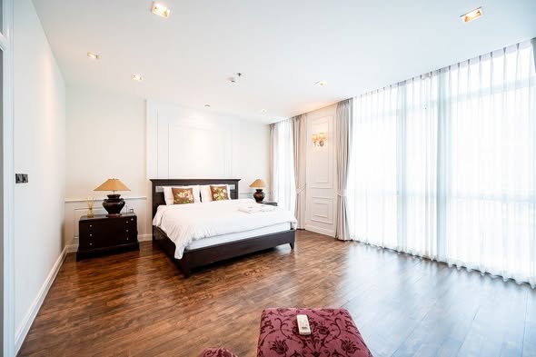 bedroom and room interior of Athenee Residence