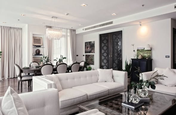 living room of Athenee Residence
