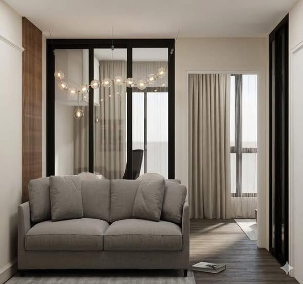 living room and room interior of Atmoz รัชดา-ห้วยขวาง คอนโด