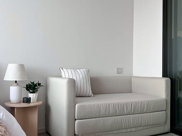 living room and bedroom of Atmoz Oasis Onnut