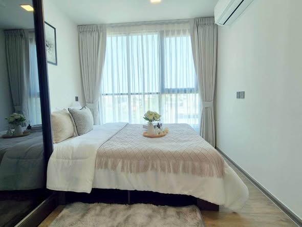 bedroom of Atmoz Palacio Ladprao Wanghin | แอทโมซ พาลาซิโอ ลาดพร้าว วังหิน