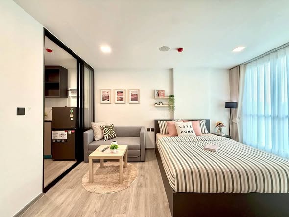 bedroom of Atmoz Palacio Ladprao Wanghin | แอทโมซ พาลาซิโอ ลาดพร้าว วังหิน