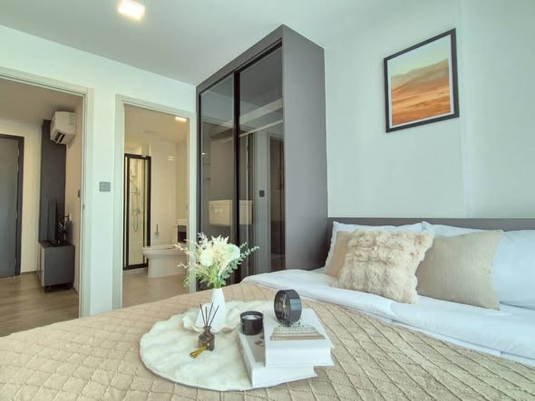 bedroom and room interior of Atmoz Palacio Ladprao Wanghin | แอทโมซ พาลาซิโอ ลาดพร้าว วังหิน