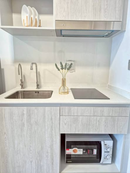 bathroom and kitchen of Atmoz Tropicana Bangna