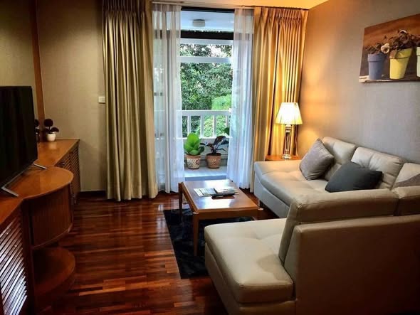 living room and bedroom and room interior of Baan Chan Condominium