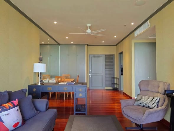 living room and room interior of Baan Chao Praya