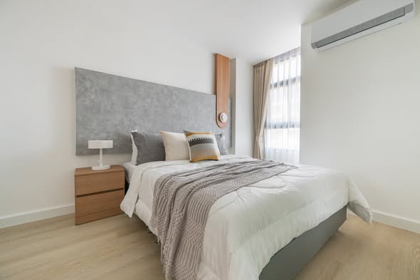 bedroom of Baan Navatara Condominium