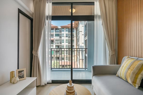 bedroom of Baan Navatara Condominium