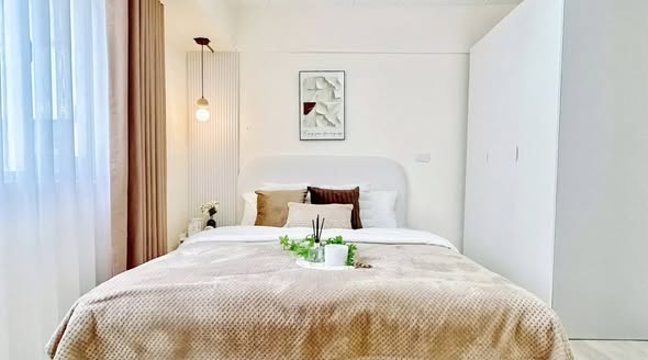 bedroom of Bang Na Place Condo