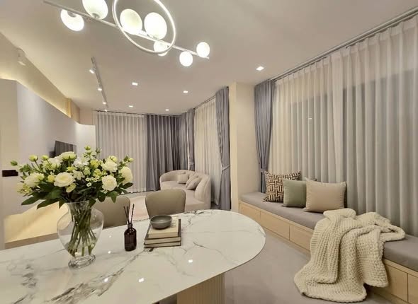 bedroom and living room and bathroom of Bangkok Boulevard Bangna KM.5 บางกอก บูเลอวาร์ด บางนา กม.5