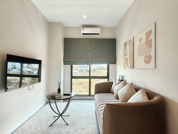 living room and bedroom and room interior of Bangkok Boulevard Bangna KM.5 บางกอก บูเลอวาร์ด บางนา กม.5