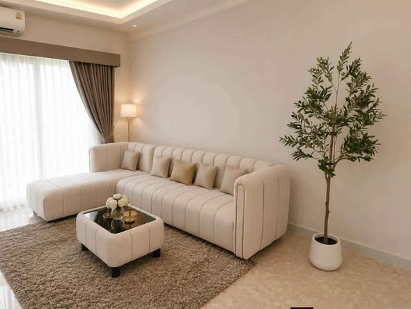 living room and bedroom of Bangkok Boulevard Rama 9 – Srinakarindra