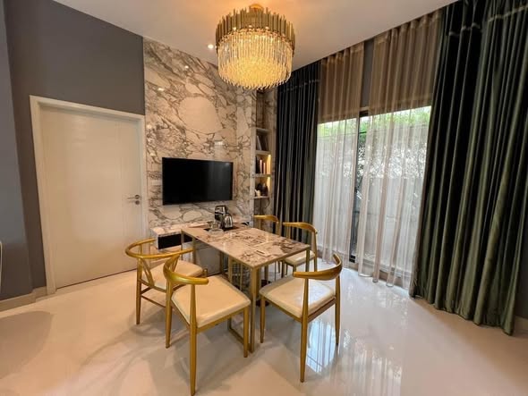 bedroom and living room of Bangkok Boulevard Ramintra-Serithai 2