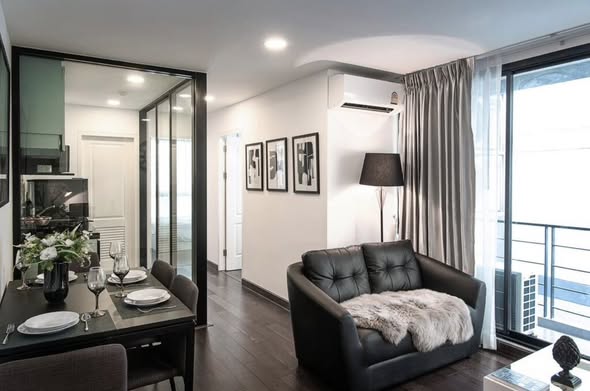 living room and bedroom and room interior of Bangkok Feliz Sathon-Taksin