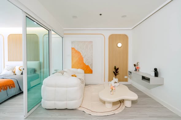 bedroom and living room and room interior of Bangkok Horizon Ramkhamhaeng