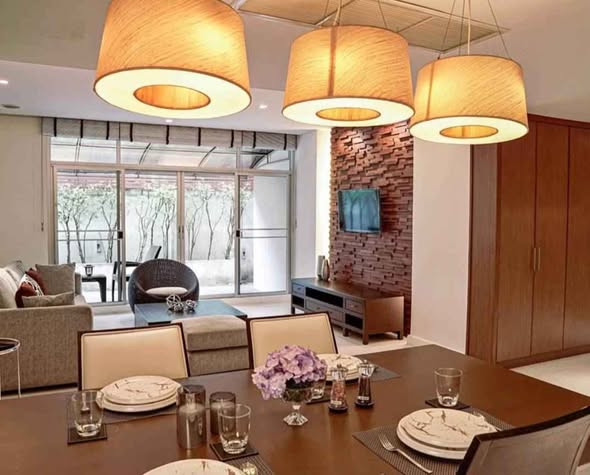 living room and room interior and kitchen of Bangkok Residential